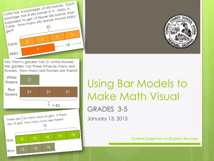 using bar models to make math visual