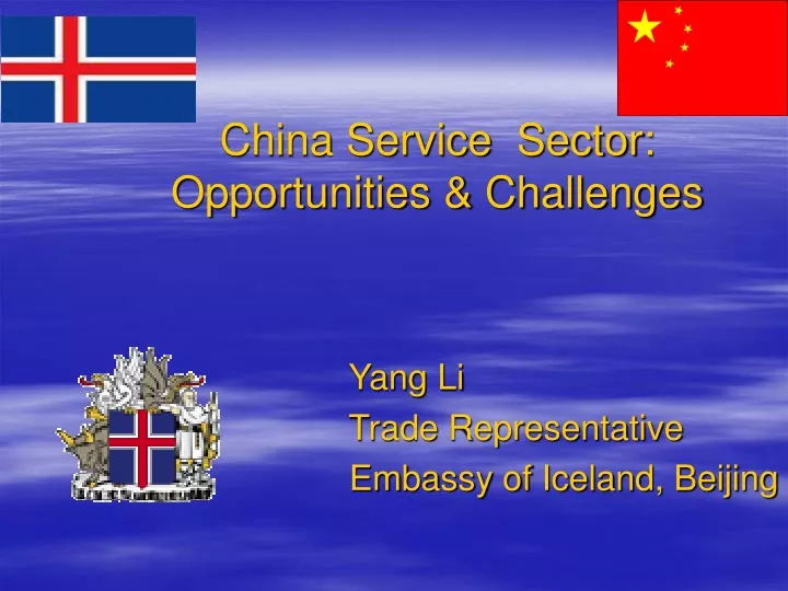 china service sector opportunities challenges
