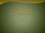 Singing with the Understanding - slide 1