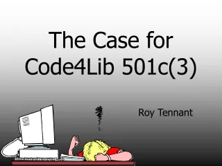 The Case for Code4Lib 501c(3)