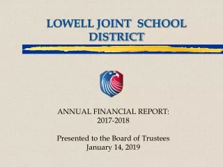 LOWELL JOINT  SCHOOL DISTRICT