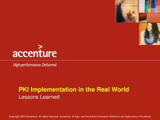 PKI Implementation in the Real World