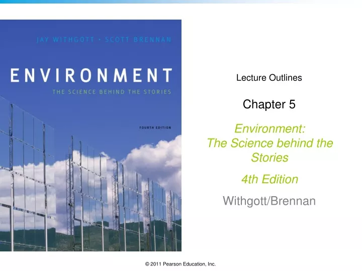 lecture outlines chapter 5 environment
