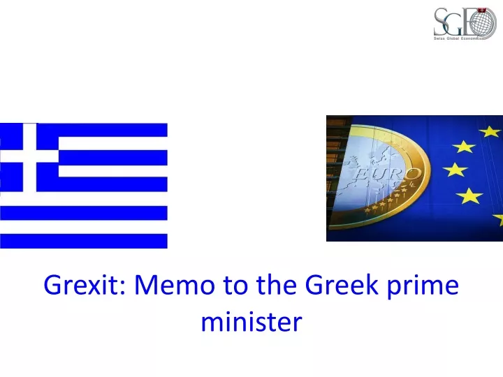 grexit memo to the greek prime minister