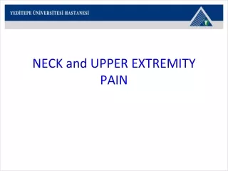 NECK and UPPER EXTREMITY PAIN