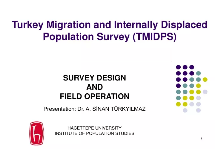 turkey migration and internally displaced population survey tmidps