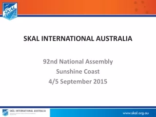 SKAL INTERNATIONAL AUSTRALIA