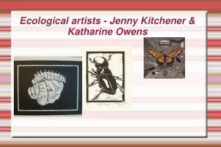 Ecological artists - Jenny Kitchener &amp; Katharine Owens