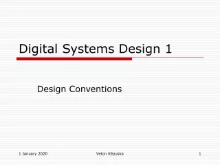 Digital Systems Design 1