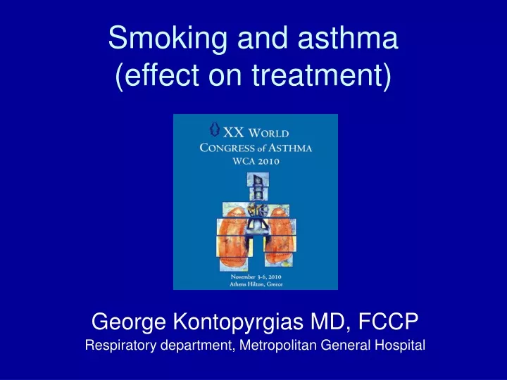 smoking and asthma effect on treatment