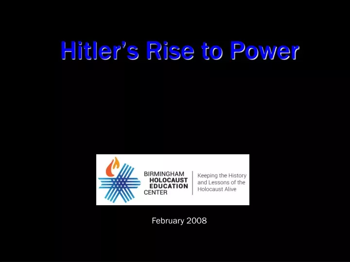 hitler s rise to power