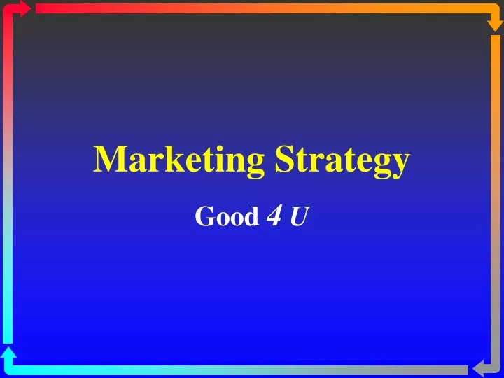 marketing strategy