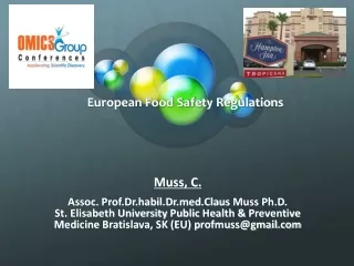 European Food Safety Regulations