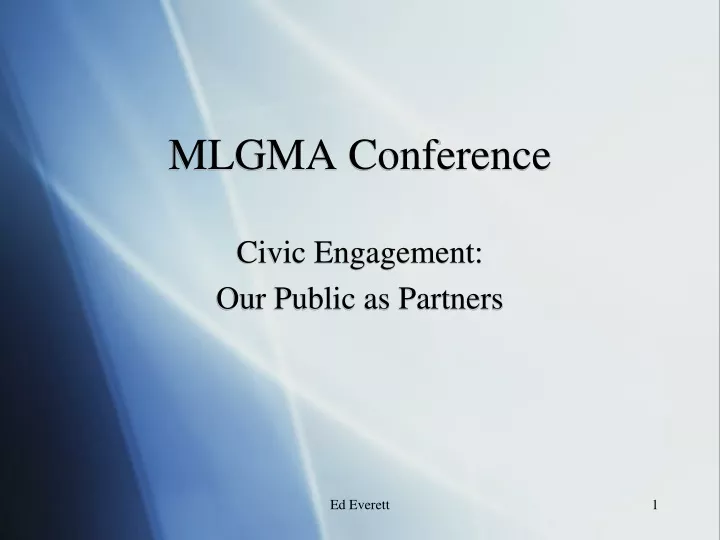 mlgma conference