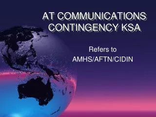 AT COMMUNICATIONS CONTINGENCY KSA