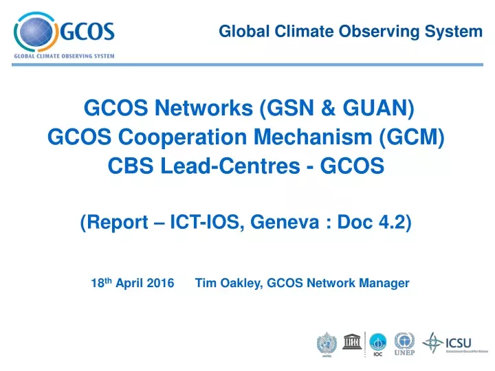 global climate observing system