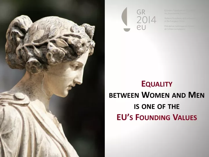 equality between women and men is one of the eu s founding values