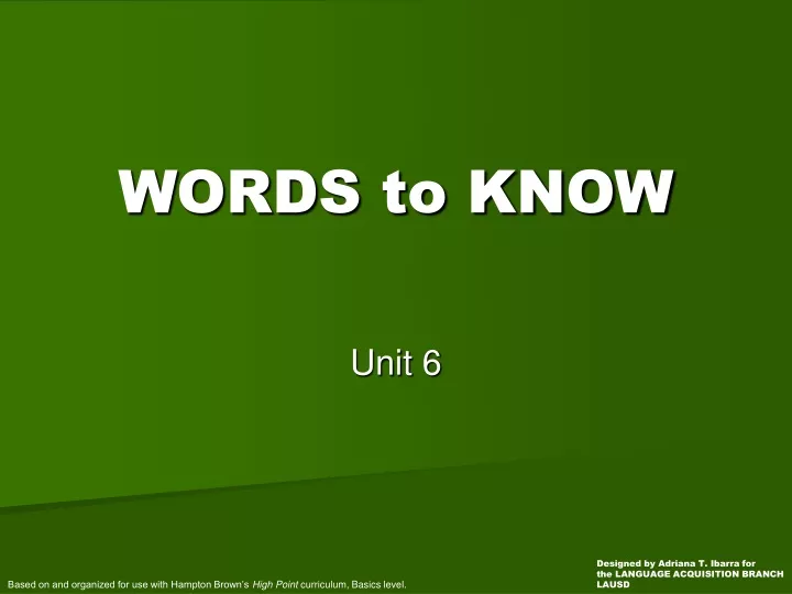 PPT - Americanized words to know PowerPoint Presentation, free