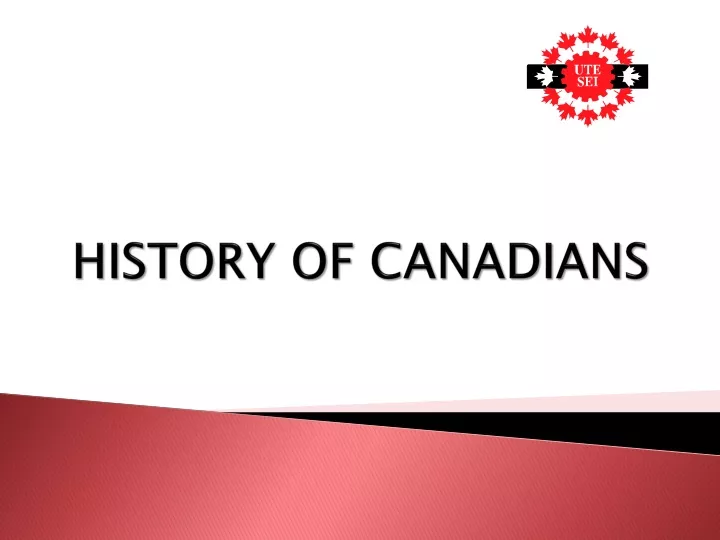 history of canadians