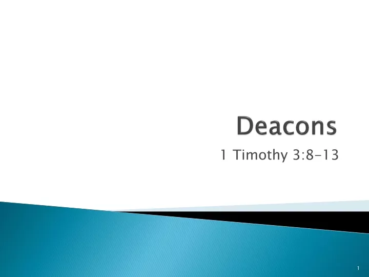 deacons