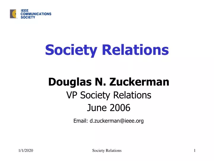 society relations