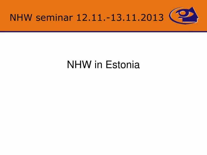 nhw seminar 12 11 13 11 2013
