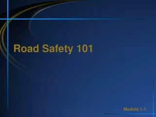 Road Safety 101