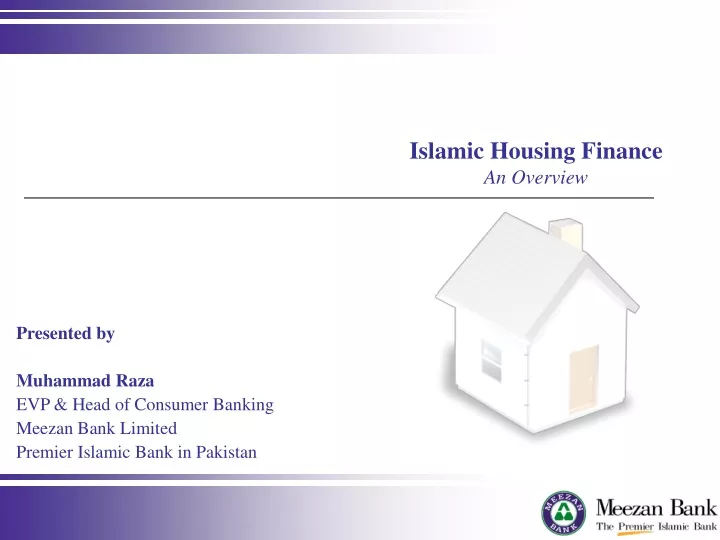 islamic housing finance an overview