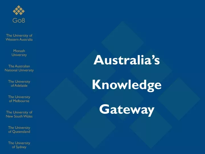 australia s knowledge gateway