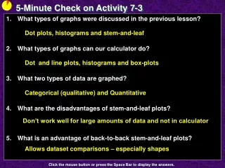 5-Minute Check on  Activity 7-3