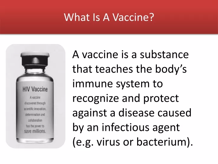 what is a vaccine