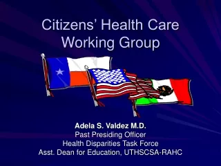 Citizens’ Health Care Working Group