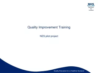 Quality Improvement Training