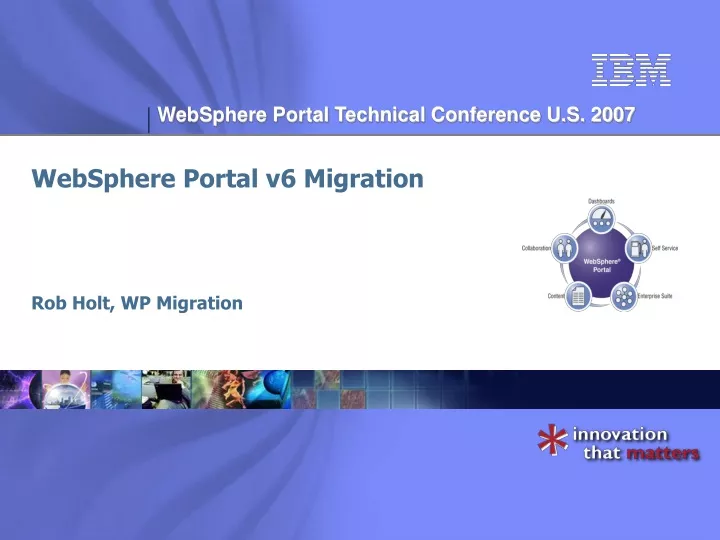 websphere portal v6 migration