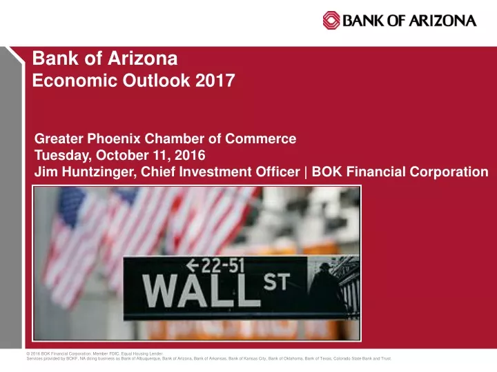 bank of arizona economic outlook 2017