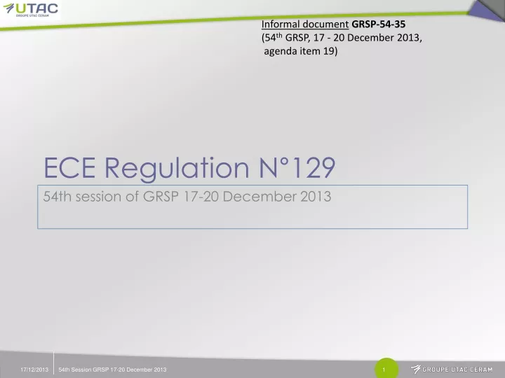 ece regulation n 129