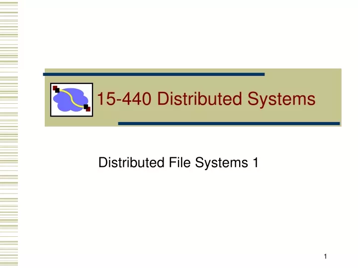 15 440 distributed systems