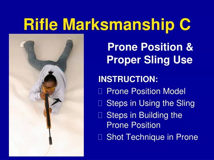 rifle marksmanship c