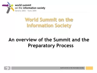 World Summit on the  Information Society