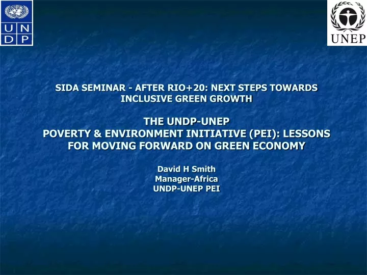 sida seminar after rio 20 next steps towards