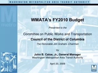 2010 transit budget challenges