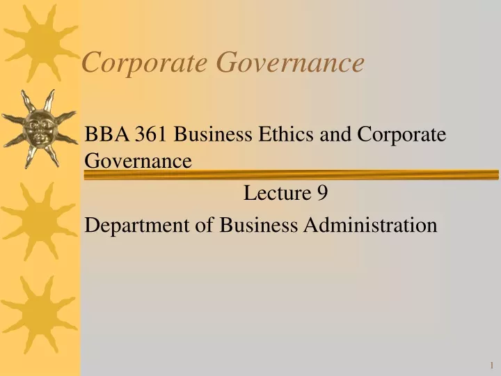 corporate governance