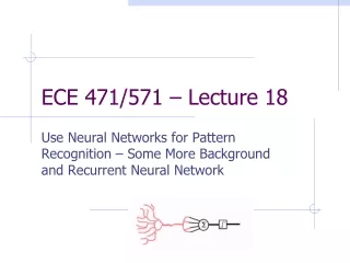 ECE 471/571 – Lecture 18