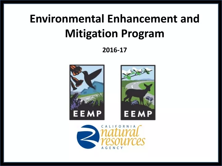 environmental enhancement and mitigation program