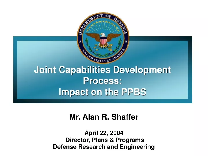 joint capabilities development process impact