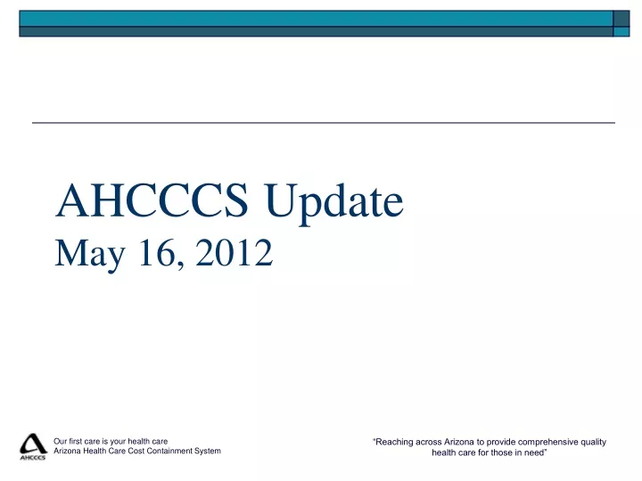 ahcccs update may 16 2012