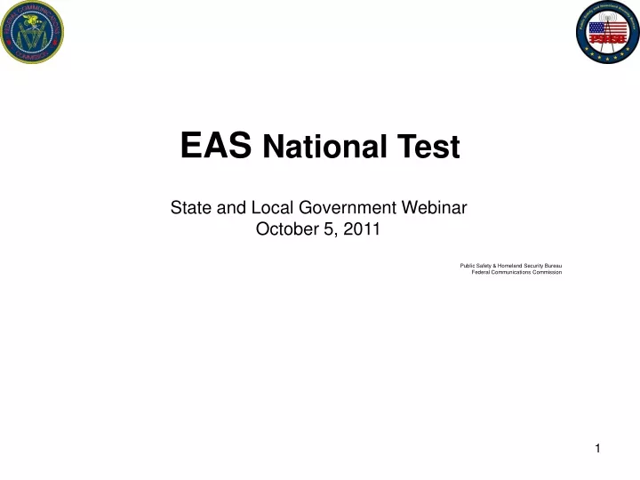 eas national test