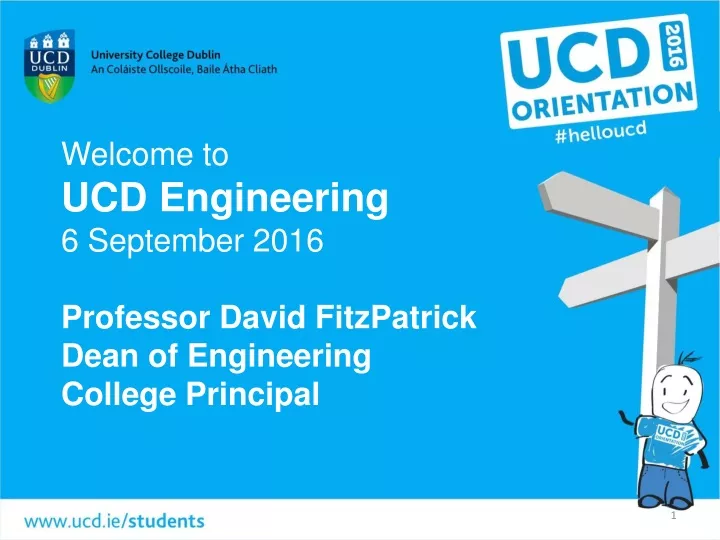 welcome to ucd engineering 6 september 2016