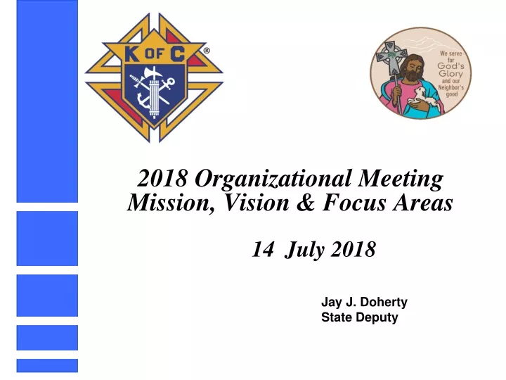 2018 organizational meeting mission vision focus areas