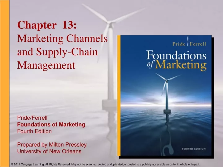 chapter 13 marketing channels and supply chain
